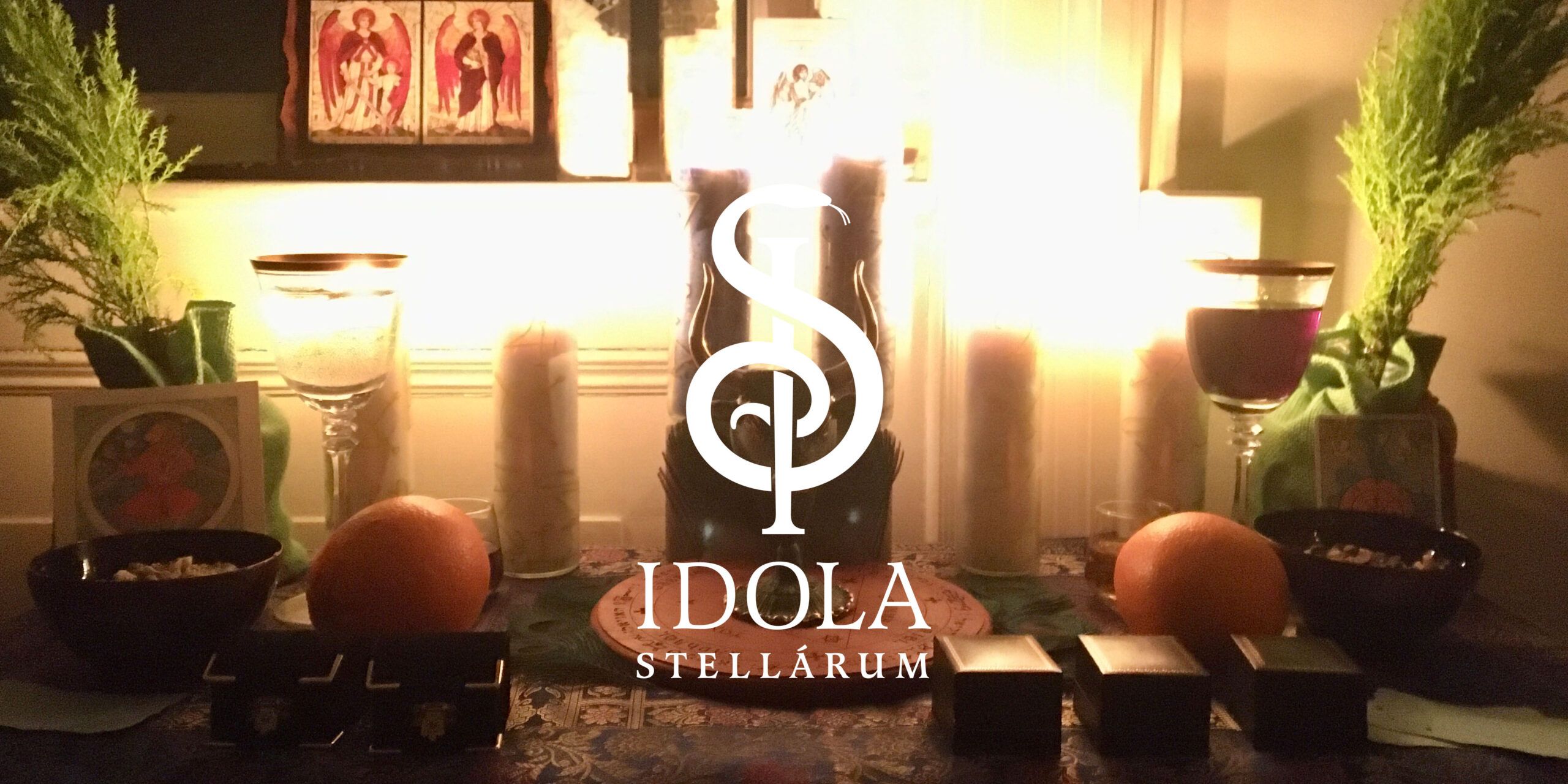 A planetary magic altar dedicated to Jupiter for the purposes of making astrological talismans