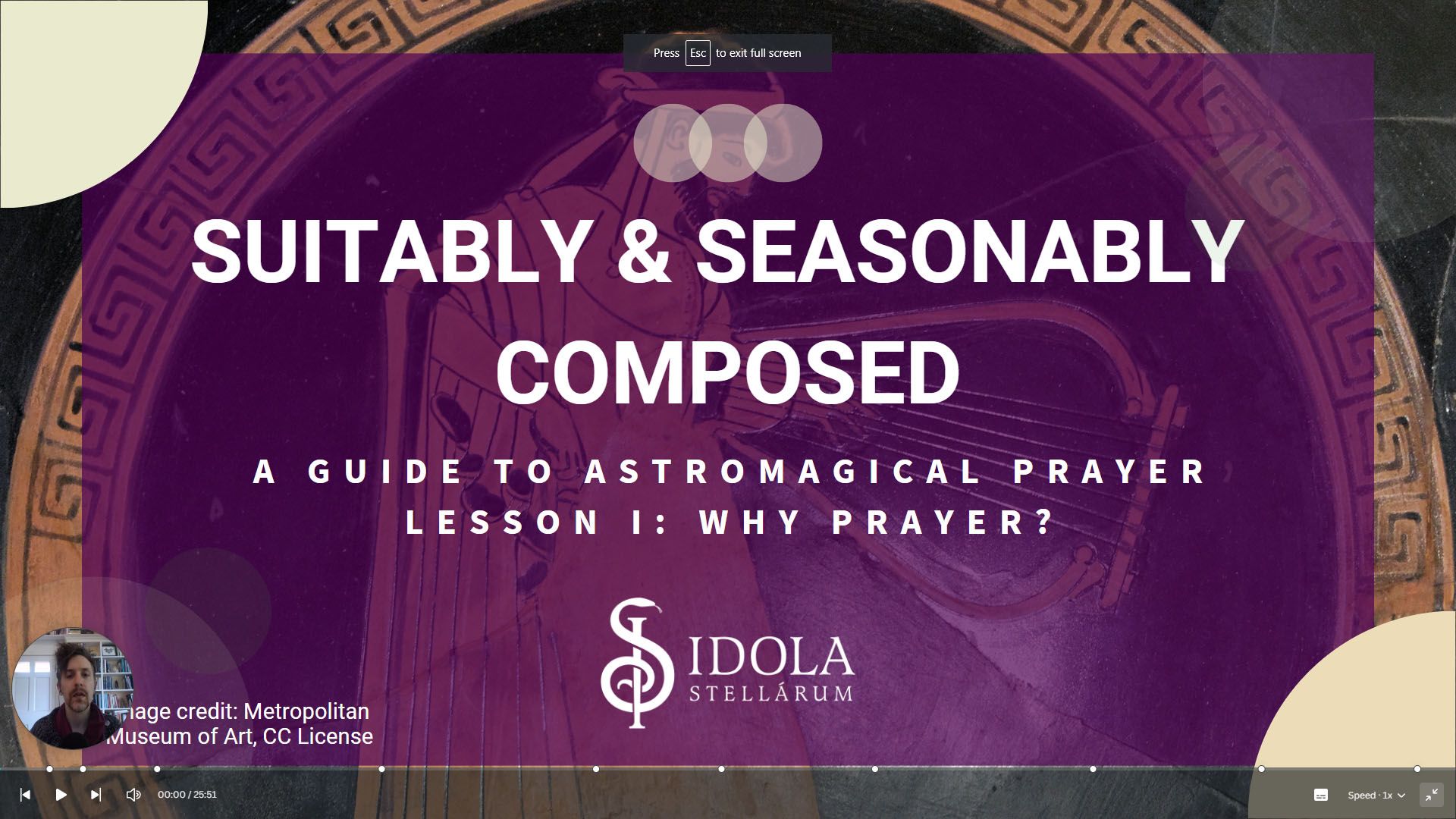Suitably Seasoned & Composed – Lesson III – Prayer Practices