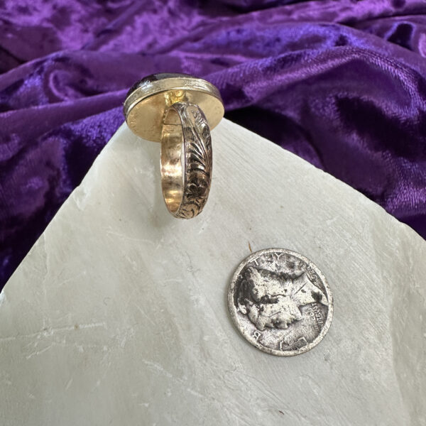 Sun in Aries: Golden Sovereign Ruby Rings - Image 3