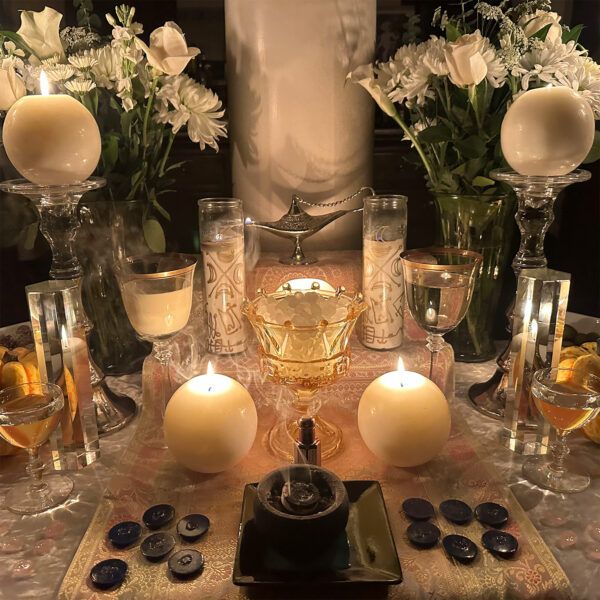 3rd Lunar Mansion: All Good Things - Lapis Lazuli & Rose Quartz Pendant Talismans - Image 8
