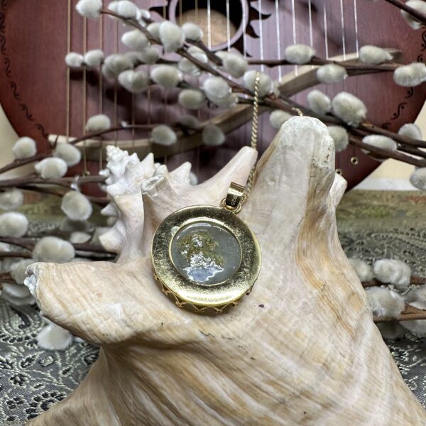 Fixed Star Sirius: Favor & Peace - Aquamarine Pendant Talisman - Image 3