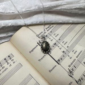 Moon in Taurus - Alertness & Grit: Pyrite & Mother of Pearl Pendants