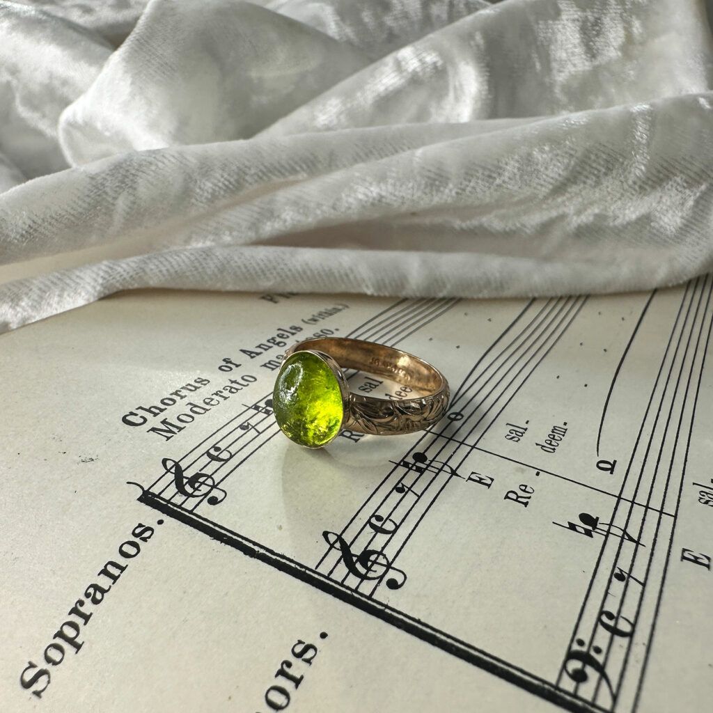 Fixed Star Vega II: Peridot Ring