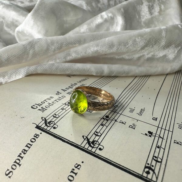 Fixed Star Vega II: Peridot Ring