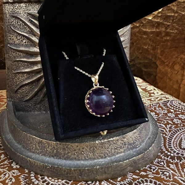 Royal Persian Star Antares: Scorpion's Heart - Amethyst Pendant Talismans - Image 2