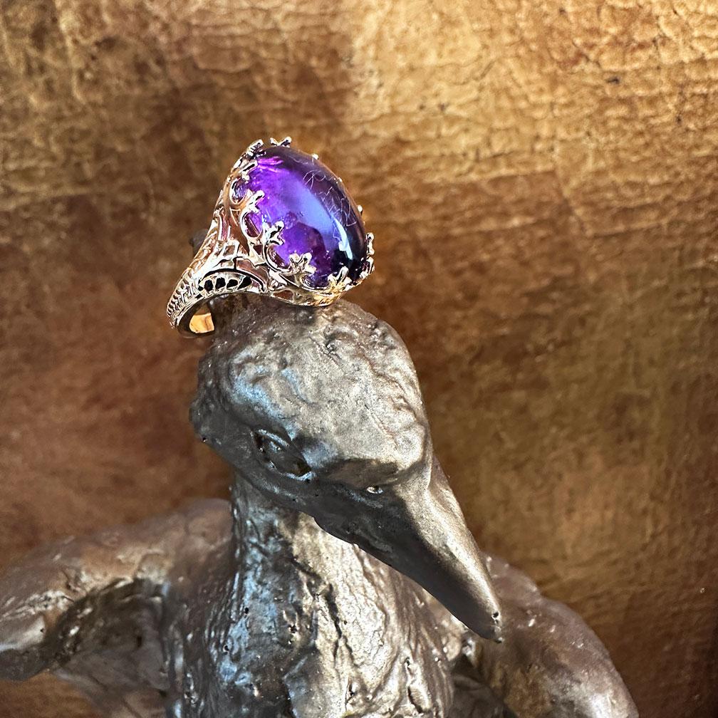 Jupiter in Cancer Degree of Exaltation Amethyst Pendants & Rings - Image 2